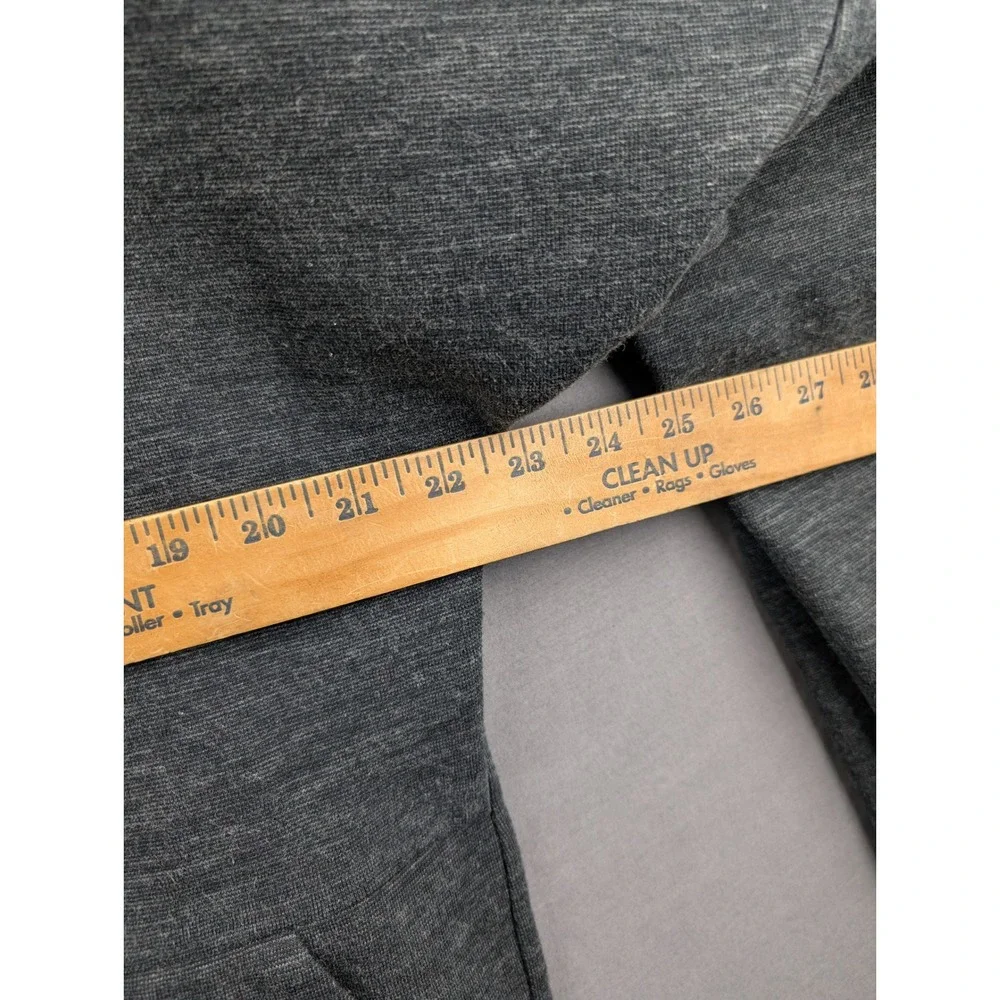 Adidas Mens  Full Zip Hoodie Charcoal Gray ‎ Size Large
